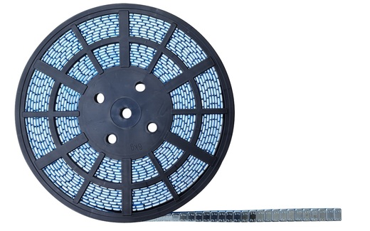 RS397Fe speciální stříbrné závaží samolepicí v 6 kg roli